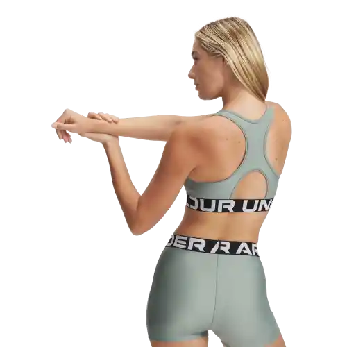 Under Armour Top Entrenamiento HG Mid Branded Mujer Verde T SM