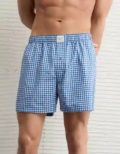 Bóxer Hombre Azul Talla Large 32400 American Eagle