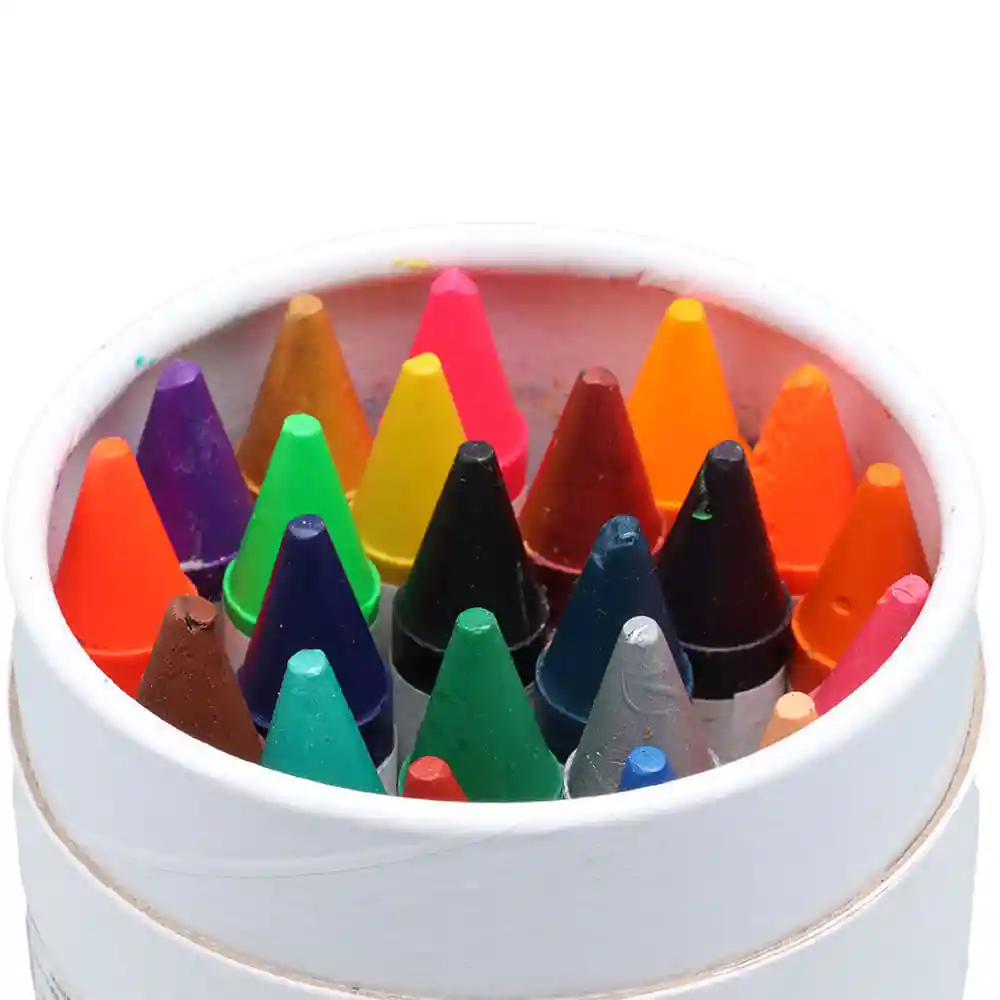 Miniso Paquete De Crayolas Jumbo 24 Pzs
