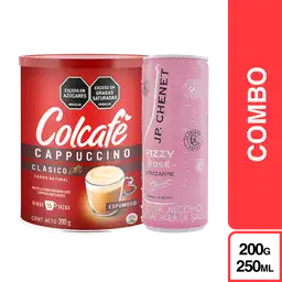 Combo Colcafé Cappuccino + Jp Chenet Aperitivo Fizzy Rose