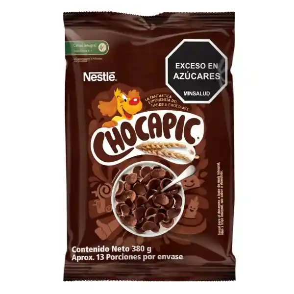 Nestlé Cereal CHOCAPIC con sabor a chocolate x 380g