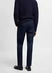 Pantalón París Marino Talla 36 Hombre Mango