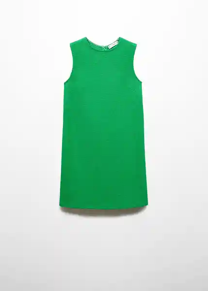 Vestido Corn Verde Talla 18 Mujer Mango