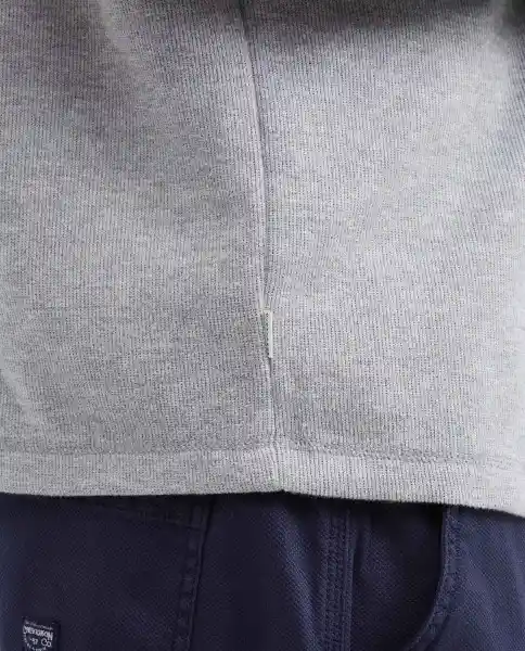 Buzo Wanna be Knitted Gris Fundido Medio Talla M Chevignon