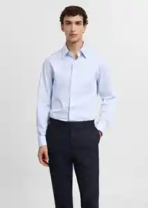 Camisa Pals Celeste Talla XL Hombre Mango