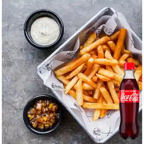 Combo Doble Papas Francesas + Cocacola Orig 400ml