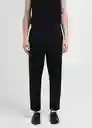 Pantalón Boston Negro Talla 40 Hombre Mango