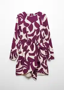 Vestido Murcia Burdeos Talla M Mujer Mango