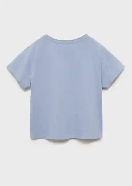 Camiseta Over Azul Talla 12 Niña Mango