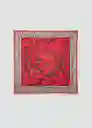 Pañuelo Jessa Rojo Talla 99 Mujer Mango