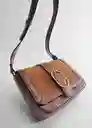 Bolso M Zaida Tabaco Talla 99 Mujer Mango