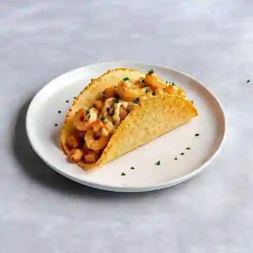 Taco De Piel De Salmon