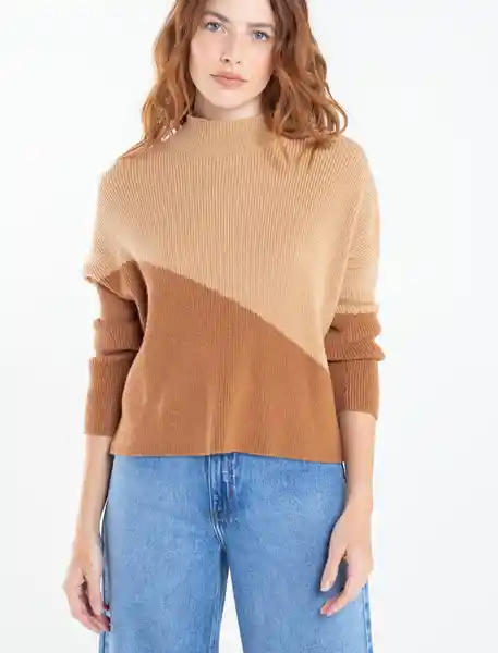 Tejido Piedad Preteñido Mujer Beige Talla XS Naf Naf