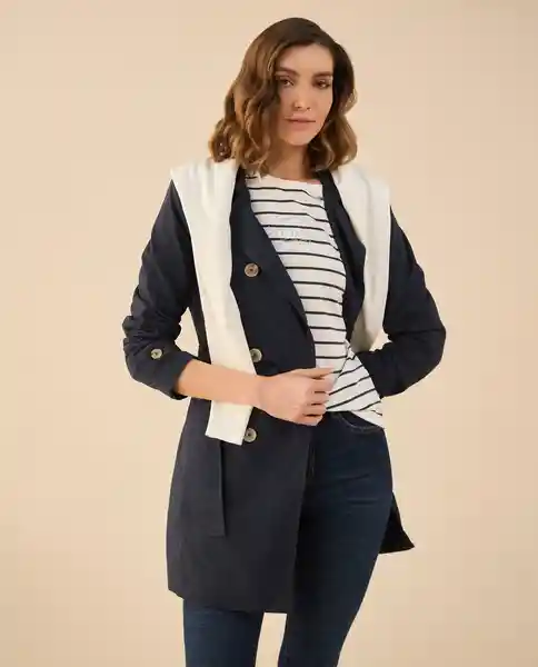 Chaqueta Azul Talla S 621G202 Esprit