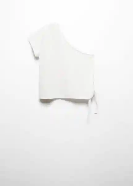 Camiseta Marina Off-White Talla 19 Niña Mango