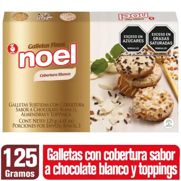 Noel Galletas Finas Surtidas de Chocolate Blanco