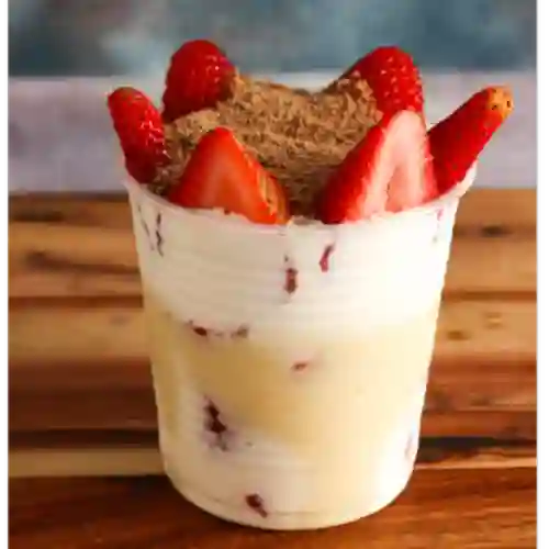 Fresas con Crema + Chocolate Negro