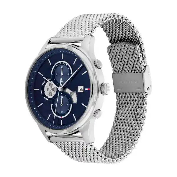 Reloj Weston Hombre Plateado 1710504 Tommy Hilfiger