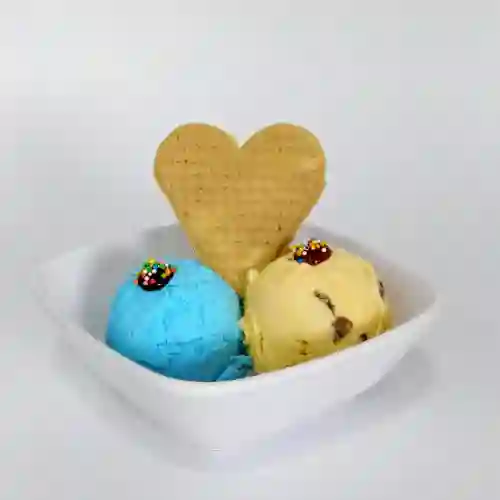 Vaso de 2 Bolas de Helado