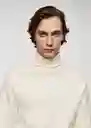 Buzo Jersey Marías Off White Talla L Hombre Mango