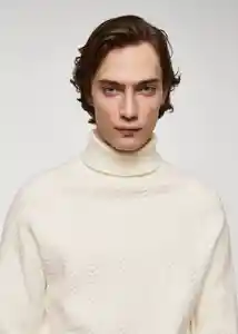 Buzo Jersey Marías Off White Talla L Hombre Mango