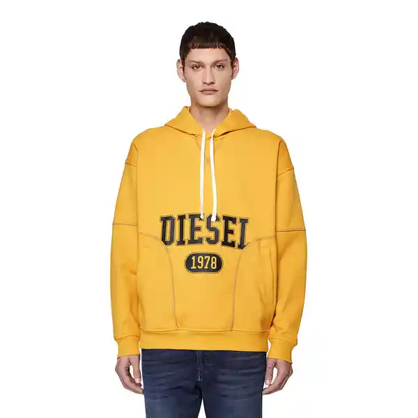 Diesel Buzo Adulto Masculino Color Mostaza Talla S S-MUSTER