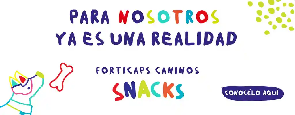 Snacks Forticapssabor A Cordero X 280 Gr