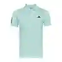 Adidas Camiseta Polo B Club 3S Para Tenis de Niño Azul Talla L