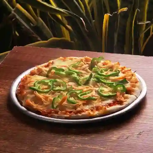 Pizza de Pollo y Pimentón Familiar