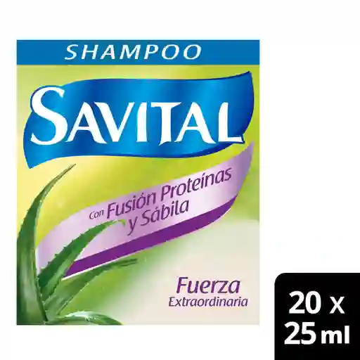 Savital Shampoo Fusión Proteínas y Sabila