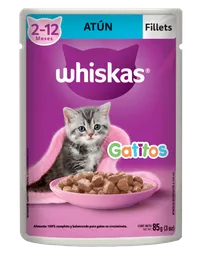 Whiskas Alimento Húmedo para Gatito Sabor Atún