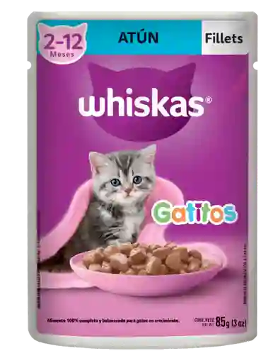 Whiskas Alimento Húmedo para Gatito Sabor Atún