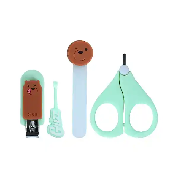 Set de Manicura Para Bebé Osos Escandalosos 5.0 Oso Pardo Miniso