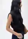Camiseta Viri Negro Talla M Mujer Mango