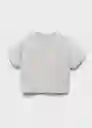 Camiseta Nudo Gris Medio Vigore Talla 10 Niña Mango
