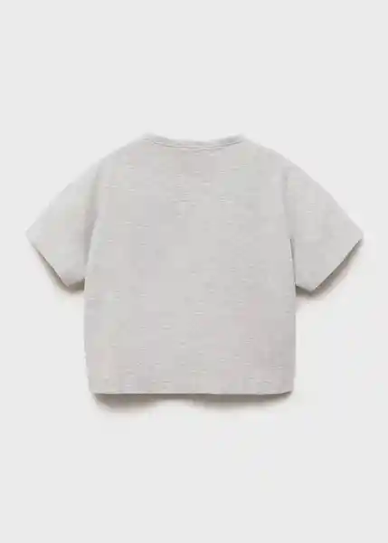 Camiseta Nudo Gris Medio Vigore Talla 10 Niña Mango