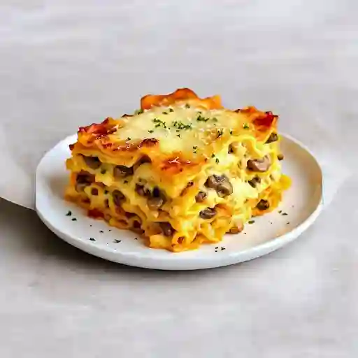 Lasagna Pollo Con Champinon