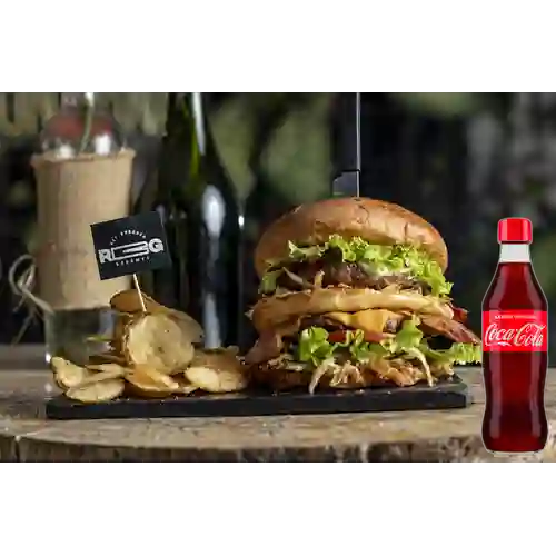 Combo Hamburguesa Reina +Cocacola Orig 350ml