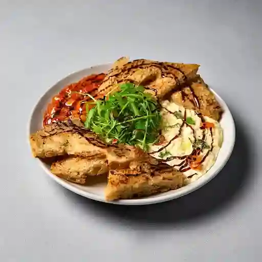 Stracciatella y tomate