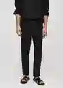 Pantalón Tunis Negro Talla 44 Hombre Mango