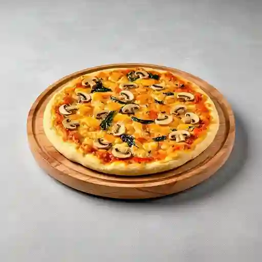 Pizza de Res y Champiñones