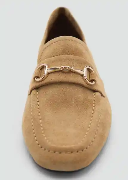 Zapatos Soft Tabaco Talla 37 Mujer Mango