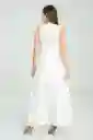 Vestido Becca Color Blanco Crudo Talla L Ragged
