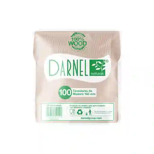 Darnel Naturals Tenedor de Madera