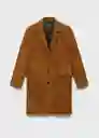 Abrigo Tommy Camel Talla M Mujer Mango