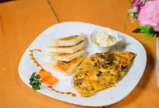 Omelette Blanquillo de Espinacas
