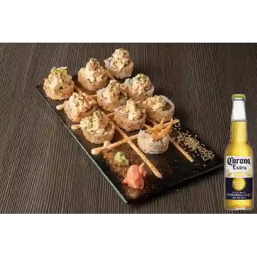 Combo Sushi Heavy y Roll + Corona Extra 355 ml