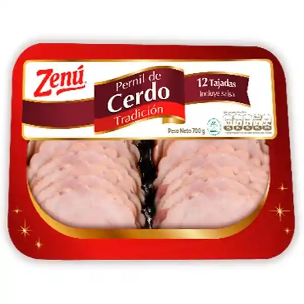 Zenú Pernil de Cerdo Tradición Tajado