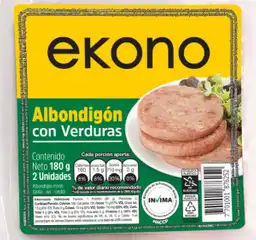 Albondigon de Res Con Verduras Ekono