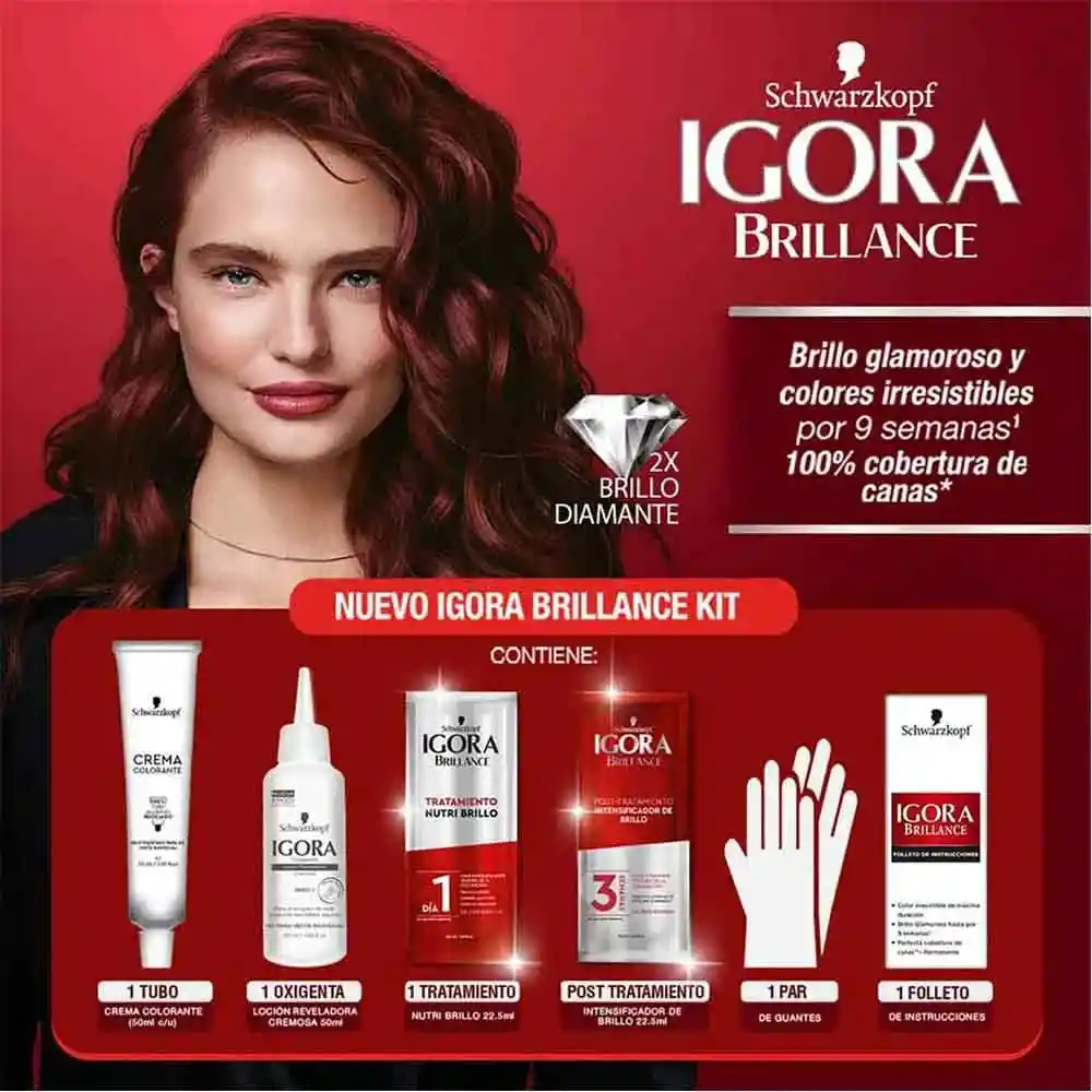 Igora Brillance 688 Rojo Rubi